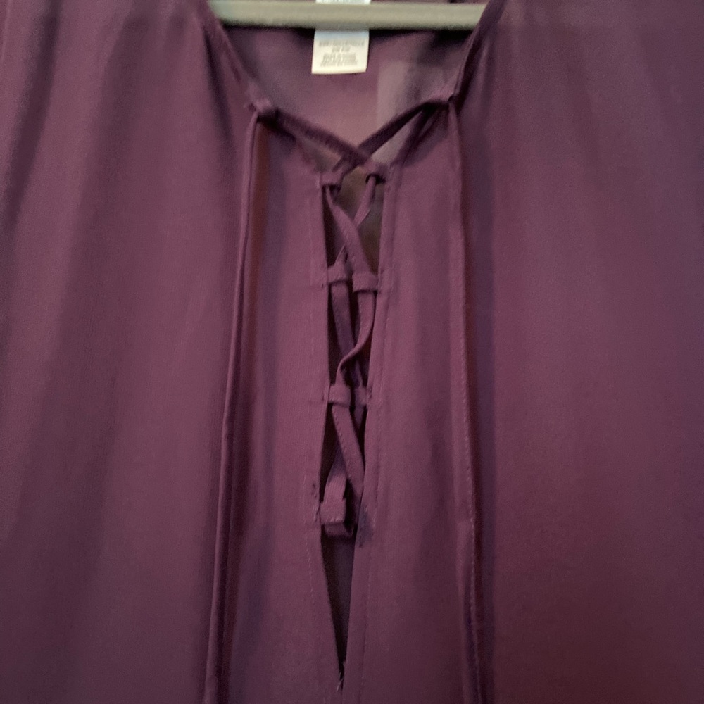 Tommy bahama sheer purple full length coverup